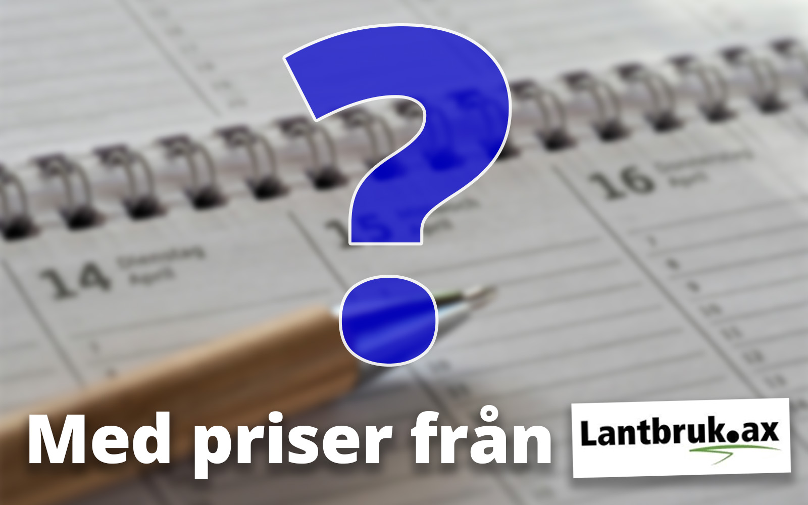 Läsartävling med priser från lantbruk.ax